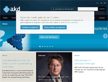 Tablet Screenshot of akd.nl