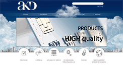 Desktop Screenshot of akd.hr