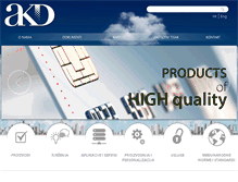 Tablet Screenshot of akd.hr